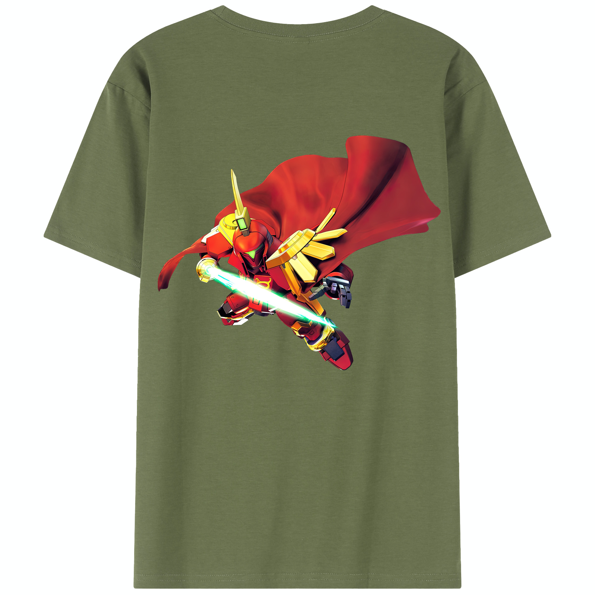 （画像用） 機動戦士ガンダム Mobile Suit Gundam 綿100％半袖Tシャツ（背面プリント）